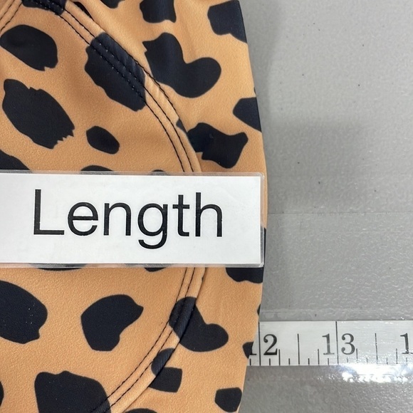 Marina West NWT Bikini Set Sweetheart High Rise Tan Cheetah Print Size Large - Picture 16 of 16